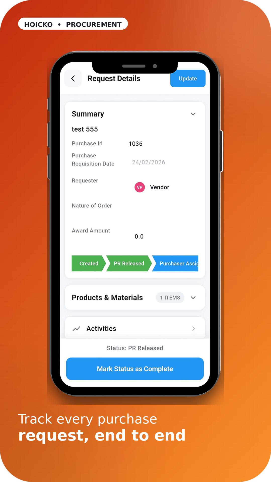 Hoicko Mobile App Screen 4